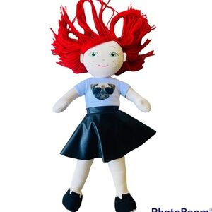 Cracker Barrel Believe in Yourself Red Haired Yarn Children Doll
